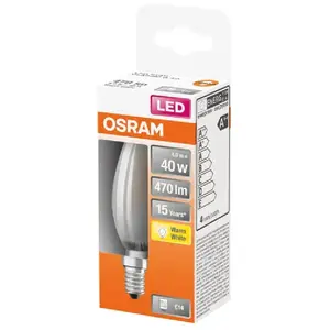 Comparateur de prix : Osram STAR ampoule LED Blanc chaud 2700 K 4 W E14 E