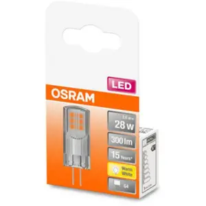 Comparateur de prix : OSRAM Ampoule à broche LED G4 2,2W, blanc chaud, 300 lm