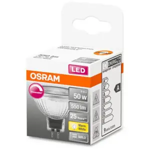 OSRAM Spot MR16 LED 36 verre variable 8W GU5,3 561lm - Blanc chaud pas cher