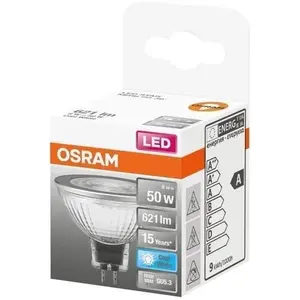 OSRAM Spot MR16 LED 36 verre 8W GU5,3 621lm 4000K - Blanc froid pas cher