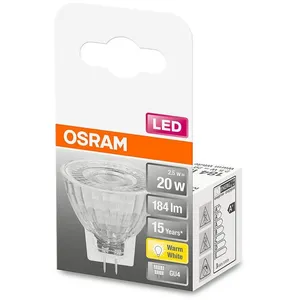 Comparateur de prix : Osram Led Star Mr11 12 V 20 36 Degr?S 2.5 W/2700k Gu4