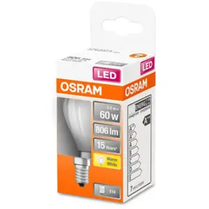 Comparateur de prix : Osram STAR ampoule LED Blanc chaud 2700 K 6,5 W E14 D
