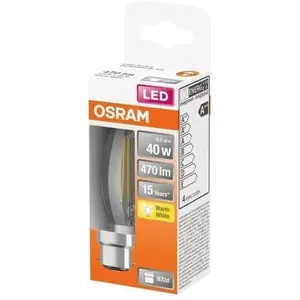 OSRAM - Led flamme clair filament 4w b22 470lm 2700K chd bte 1Vendu parcdiscount