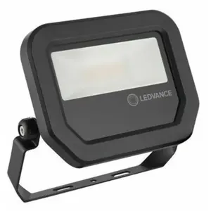 Comparateur de prix : LEDVANCE FL PFM 10W/3000K SYM 100 BK LEDV Floodlight 10 W, Aluminium, Noir, 10W