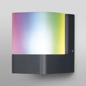 Comparateur de prix : Ledvance Applique extérieure lumineuse en aluminium gris, 11,6cm