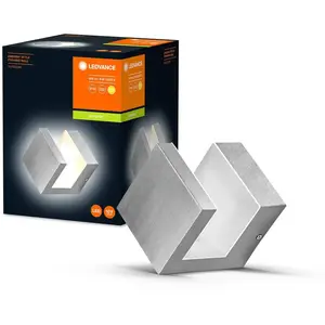 Comparateur de prix : LEDVANCE ENDURA STYLE PYRAMID WALL Applique Extérieure 8w=600lm - Acier Inoxydable