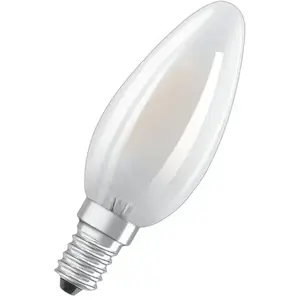 Comparateur de prix : Osram Ampoule led flamme verre dépoli - 4w équivalent 40w e14 - lumiere du jour