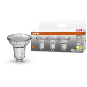 Comparateur de prix : OSRAM BTE3 Spot PAR16 LED 36° verre 2,6W=35 GU10 chaud