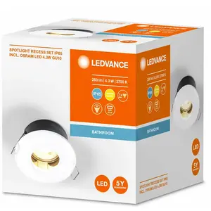 LEDVANCE Recess Twistlock encastrable IP65 blancheVendu pardarty