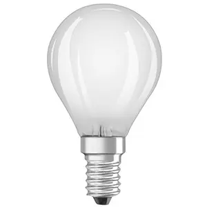 Osram Ampoules LED sphériques verre dépoli 4,5W 40 E14 chaud x2 pas cher