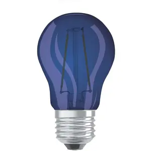 OSRAM Ampoule LED Sphérique verre bleu déco 1,6W=15 E27 chaud pas cher