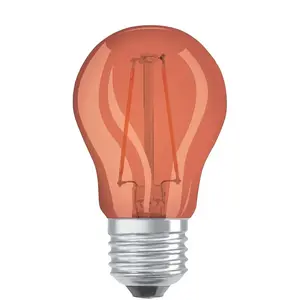 OSRAM Ampoule déco LED sphérique E27 - Orange pas cher