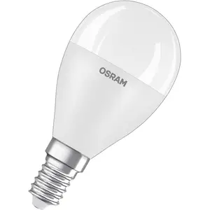 Comparateur de prix : OSRAM LED Classic Star, goutte, mat, E14, 7,5 W, 4.000 K