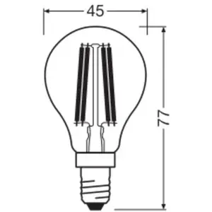 Comparateur de prix : OSRAM ampoule LED à filament E14 1,2W filament 2700K 255lm