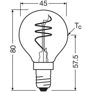 Comparateur de prix : OSRAM LED Vintage E14 4,9W 922 Goutte filament spiralé or