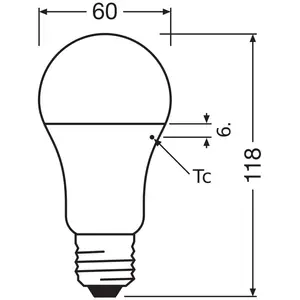 OSRAM LED Classic Star, mat, E27, 14 W, 2.700 K, 1.521 lm pas cher