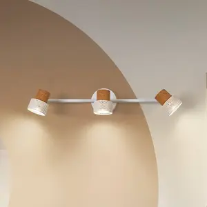 LEDVANCE LED spot pour plafond LED Cork, GU10, à 3 lampes, long, blancVendu paramazon