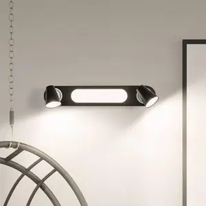 Comparateur de prix : LEDVANCE Plafonnier LED Neptune, 2 spots LED, noir