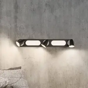 LEDVANCE Plafonnier LED Neptune, 3 spots LED, noirVendu paramazon