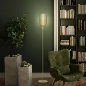 Comparateur de prix : LEDVANCE Lampe sur pied Decor Stick E27, hauteur 146cm, beige
