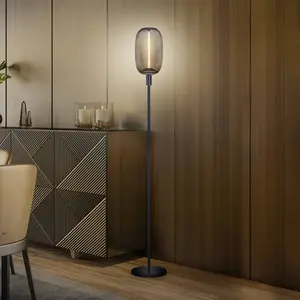 Comparateur de prix : LEDVANCE Lampadaire Decor Stick à 2 lampes, hauteur 146cm, gris foncé