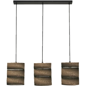 Comparateur de prix : LEDVANCE Suspension Cardboard linéaire 3 abat-jours cylindres en carton alvéolé