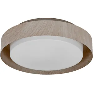 Comparateur de prix : Ledvance - Plafonnier orbis madrid 290mm, couleur bois, E27