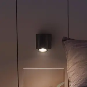 LEDVANCE Spot LED Octagon, intensité variable, à 1 lampe, noir