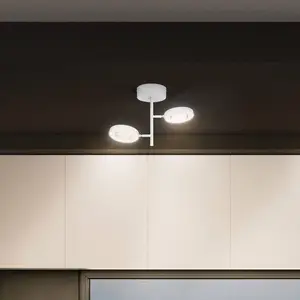 LEDVANCE Spot pour plafond LED Saturn, à 2 lampes, CCT, haut, blanc pas cher
