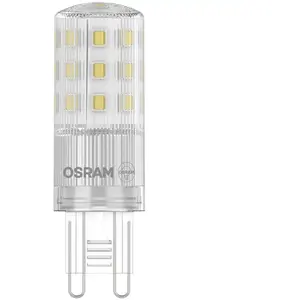 Ampoule à broche LED OSRAM G9 4,9W 2.700K 320° pas cher