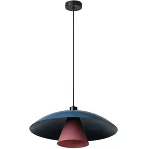 Comparateur de prix : Suspension OSRAM Decor Flying Mushroom bleu/rose, acier, E27