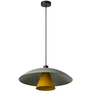 Comparateur de prix : Suspension OSRAM Decor Flying Mushroom vert/jaune, acier, E27