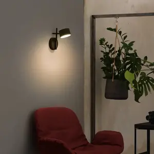 Applique murale LED OSRAM Decor Kyoto, noire, intensité variable, pris...Vendu parluminaire