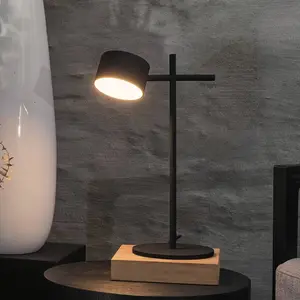 Lampe de table LED OSRAM Decor Kyoto, aluminium, noir, à intensité variable pas cher