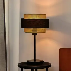 Lampe à poser OSRAM Decor Hornet, noir/doré, E27 pas cher