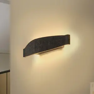 Applique murale LED OSRAM Decor Flat Felt, gris, feutre, 3 000 K pas cher