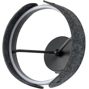 Comparateur de prix : Applique murale LED OSRAM Decor Curve Felt, gris, feutre, 3 000 K