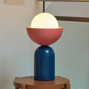 Lampe à poser OSRAM Decor Bowl, bleu/rose, acier, E14