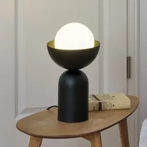 Lampe à poser OSRAM Decor Bowl, noir, acier, E14