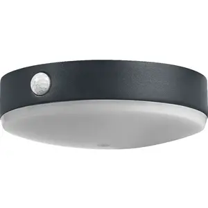 Comparateur de prix : LEDVANCE Applique solaire ldv endura style solar tossa sensor 6w-3000k 500lm ip44 gris