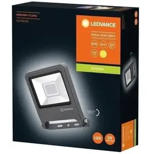 Ledvance - Projecteur led extérieur 30w 2400lm gris + câble