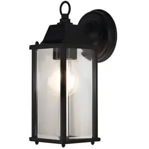 Comparateur de prix : Applique murale Endura Classic Lantern noir E27 grand modèle Ledvance