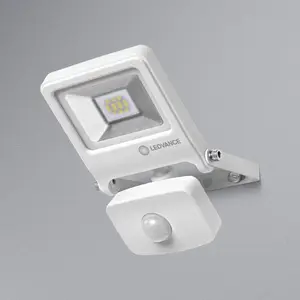LEDVANCE Endura Flood Sensor 830 WT, Blanc Chaud, 10 Watt