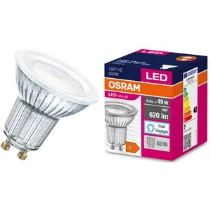 Comparateur de prix : LEDVANCE Source lumineuse LED OSRAM réflecteur GU10 6,9W 120° 865 claire