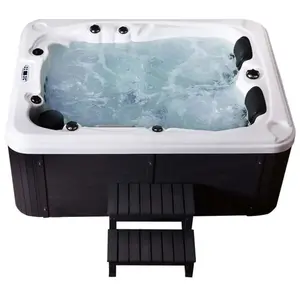 Comparateur de prix : Home Deluxe - Bain à remous extérieur beach - Avec escalier et couvert...