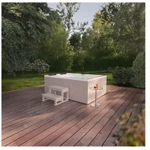 Comparateur de prix : Home Deluxe - Spa d'extérieur nimbus - avec escalier et couverture the...