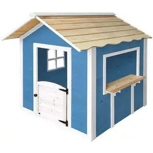 HOME DELUXE - Cabane LE GRAND PALAIS - 106 x 111 cm Couleur : Bleu, Ca... pas cher