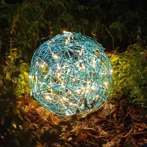 STAR TRADING Boule design LED 3D Galax Fun, Ø 30 cm, bleueVendu parluminaire