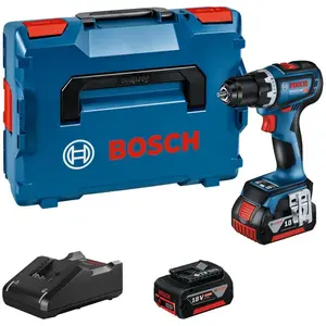 Perceuse-Visseuse BOSCH GSR 18V-90 C (2 x 5,0 Ah GAL18V-40 L-Boxx 136)