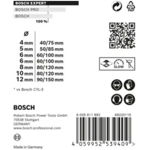 Comparateur de prix : Coffret 7 forets Multi-materiaux BOSCH CYL-9 EXPERT 4/5/6/8/10/12